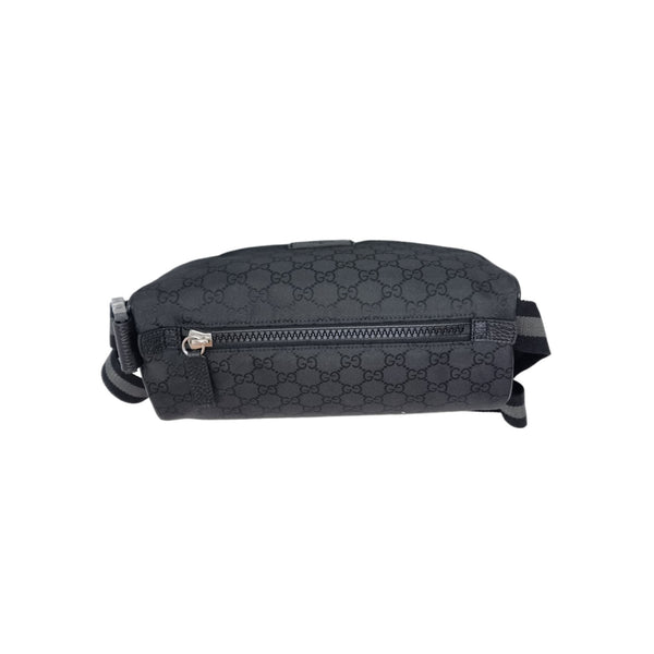 Gucci GG Guccissima Nylon Bumbag Shw Black