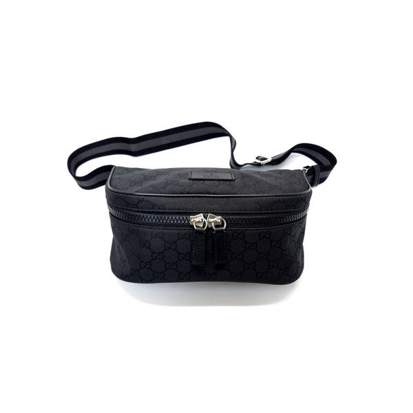 Gucci GG Guccissima Nylon Bumbag Shw Black