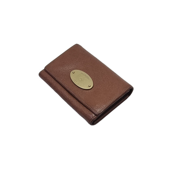 Mulberry French Leather Wallet Ghw (Brown)