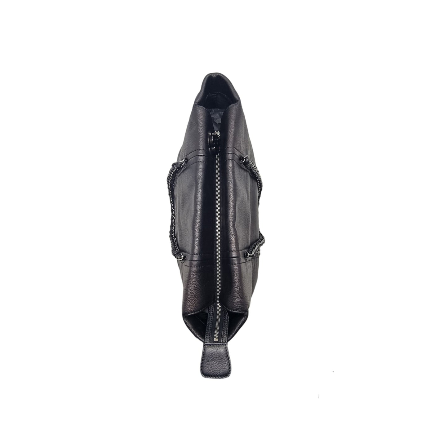 Chanel Luxe Ligne Leather Shoulder Bag Shw (Black)