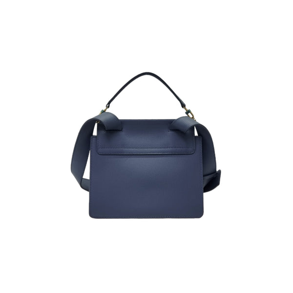 Polene Numero Sept Calfskin Tote Bag Ghw (Midnight Blue)