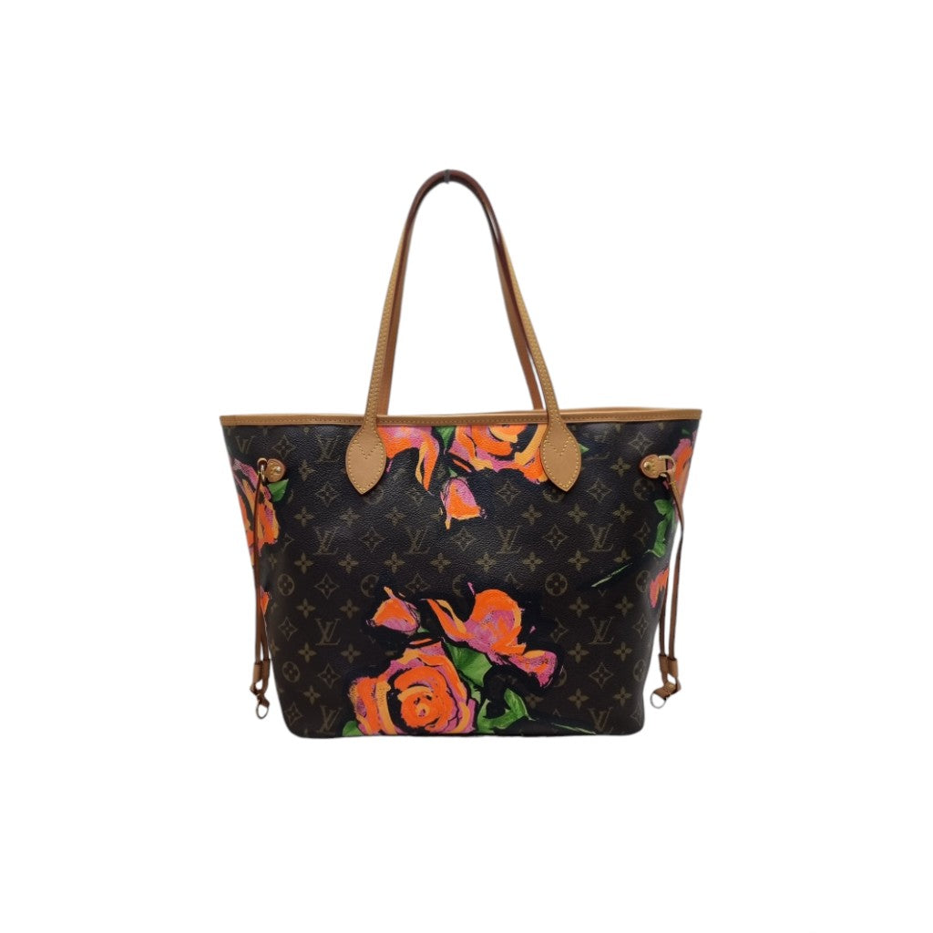 Louis Vuitton Neverful MM Ltd Edition Stephen Sprouse Roses