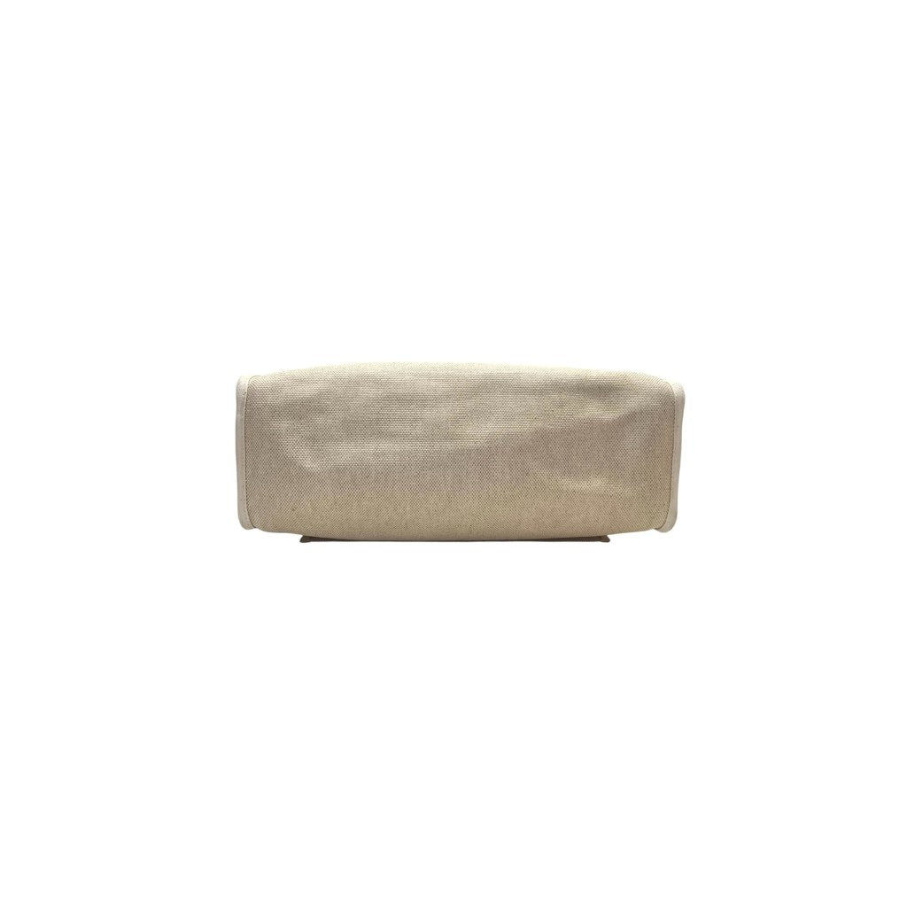 Hermes Herbag Pm 31 (2 in 1) Palladium Plated Hw (Dark Blue/Beige)