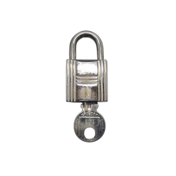 Hermes Cadena Lock & 1 Key Silver Phw