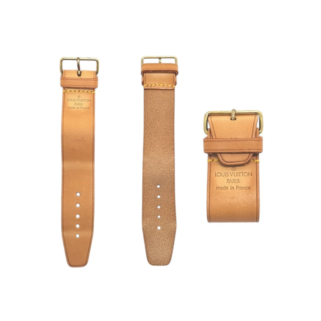 Louis Vuitton Vachetta Luggage Handle Holder Cowhide Leather (Beige)