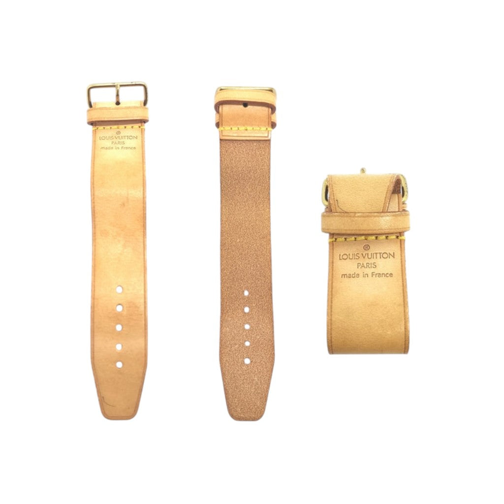 Louis Vuitton Vachetta Luggage Handle Holder Cowhide Leather (Beige)