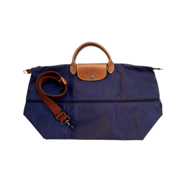 Longchamp LePliage Nylon Travel Bag Expandable (Bilberry)