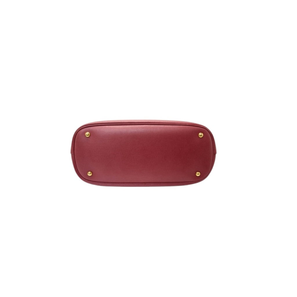 Gucci HorseBit 2 Way Safiano Leather Tote Bag Ghw (Bordeaux)