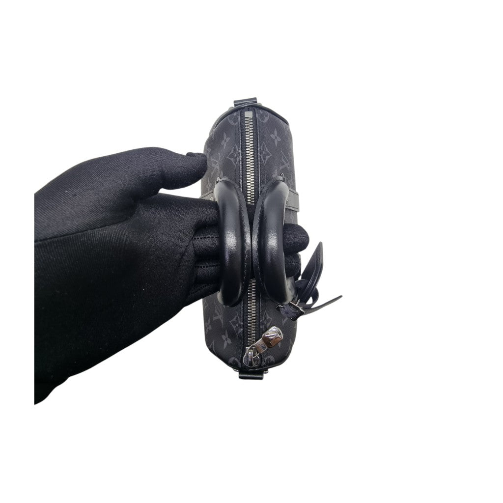 Louis Vuitton Keepall 25B Monogram Eclipse Reverse Phw