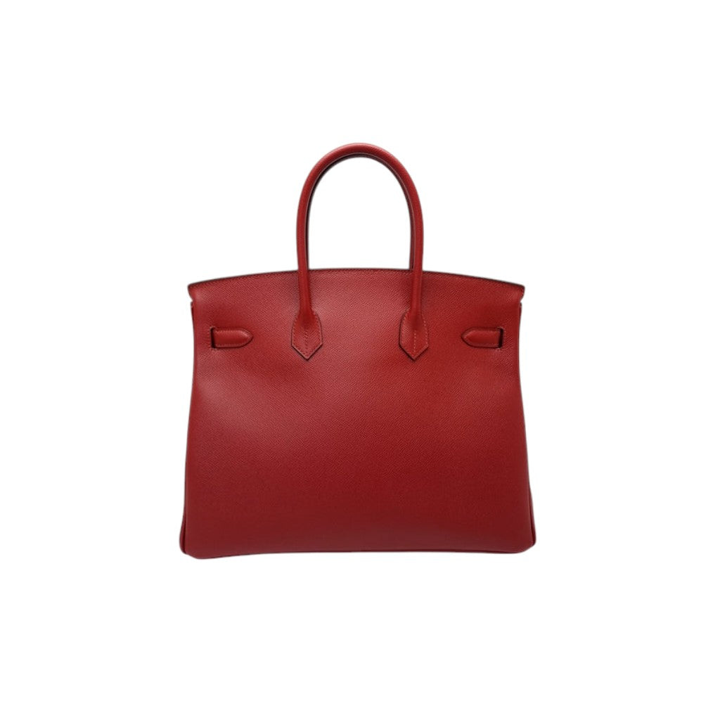 Hermes Birkin 35 Epsom Leather Ghw (Rouge Grenat)