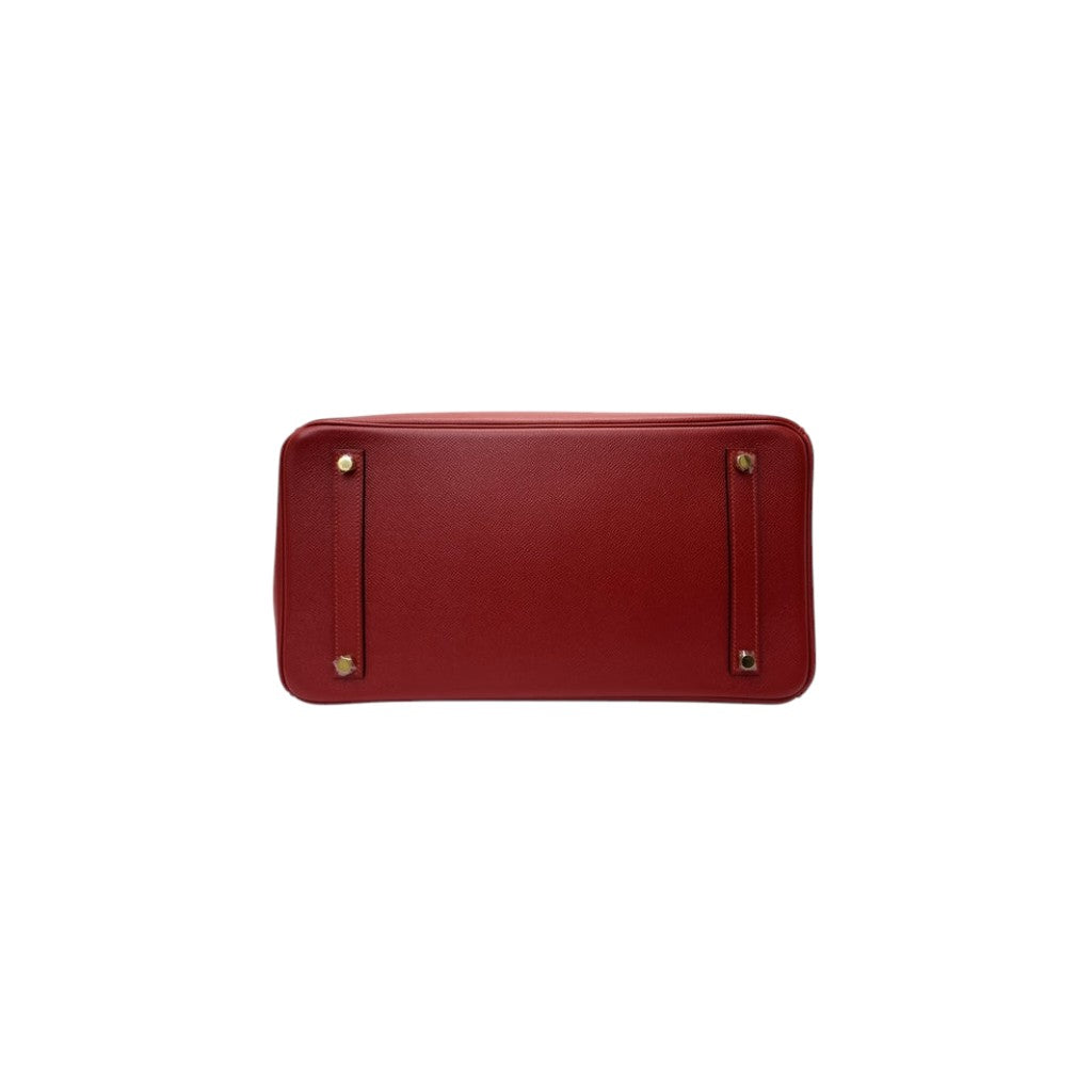 Hermes Birkin 35 Epsom Leather Ghw (Rouge Grenat)