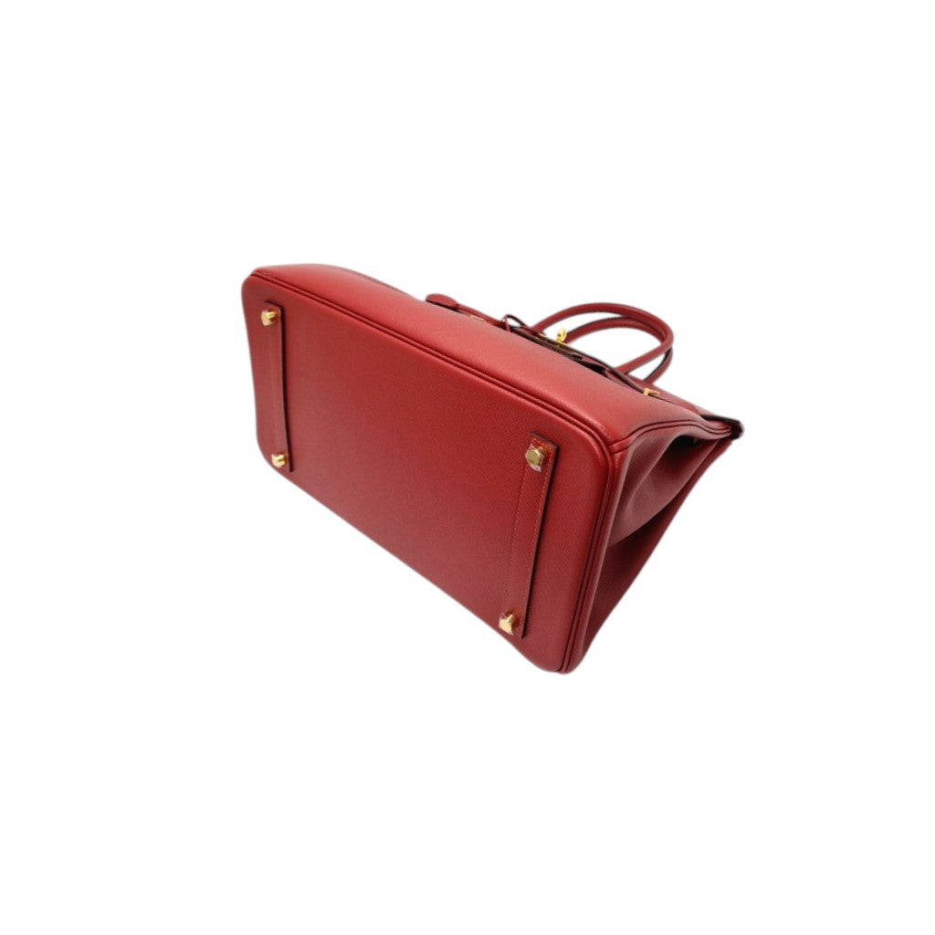 Hermes Birkin 35 Epsom Leather Ghw (Rouge Grenat)