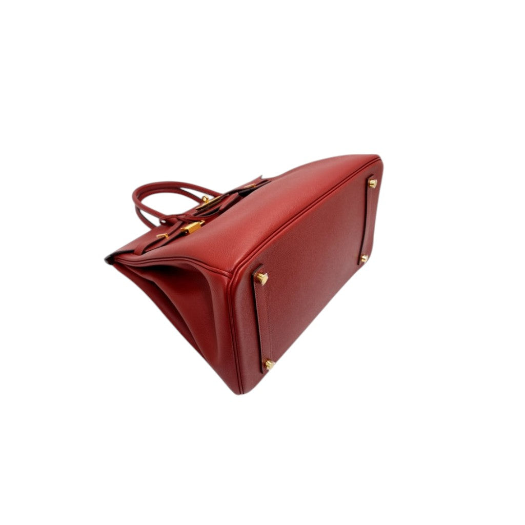 Hermes Birkin 35 Epsom Leather Ghw (Rouge Grenat)