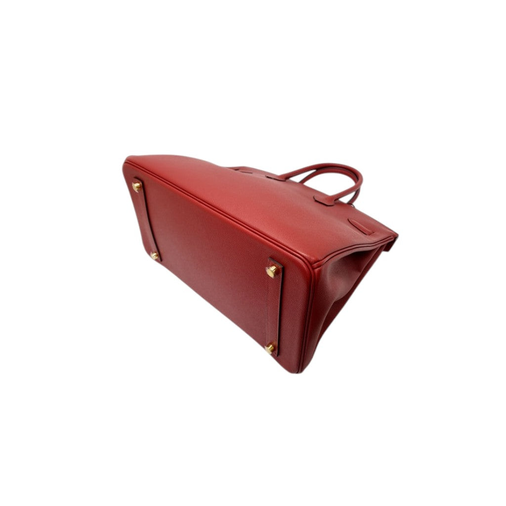 Hermes Birkin 35 Epsom Leather Ghw (Rouge Grenat)