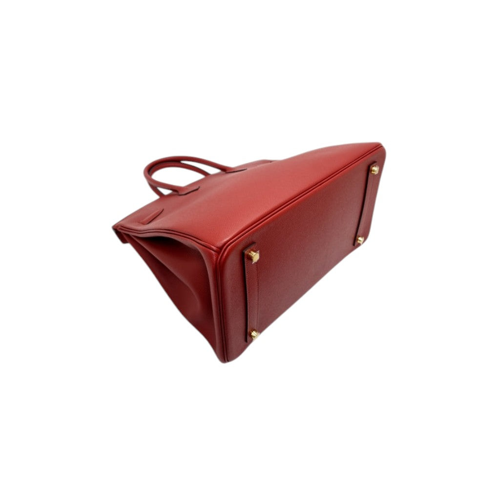 Hermes Birkin 35 Epsom Leather Ghw (Rouge Grenat)