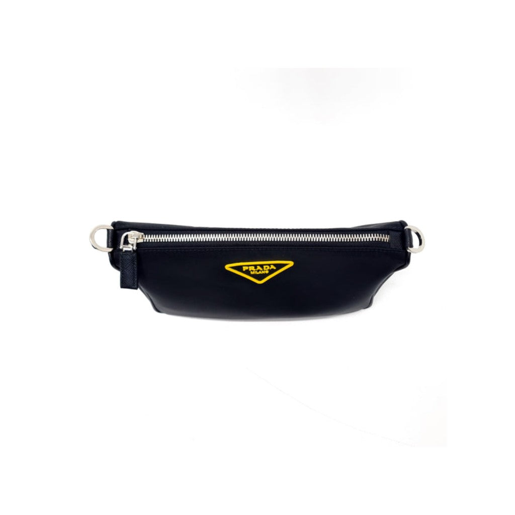 Prada 2VH113 Nylon Multi Pochettes Shw (Black/Yellow)