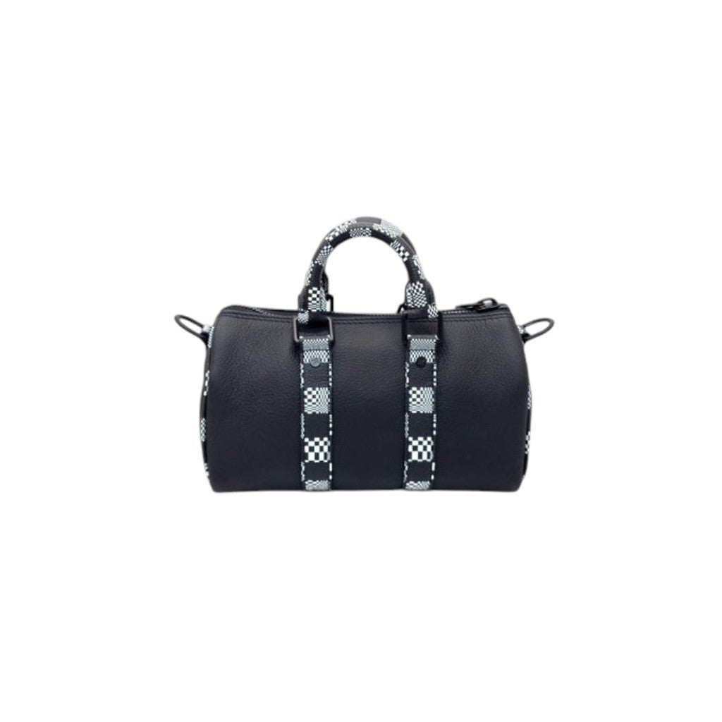 Louis Vuitton Keepall XS Damier Distorted Cowhide Leather (Black)