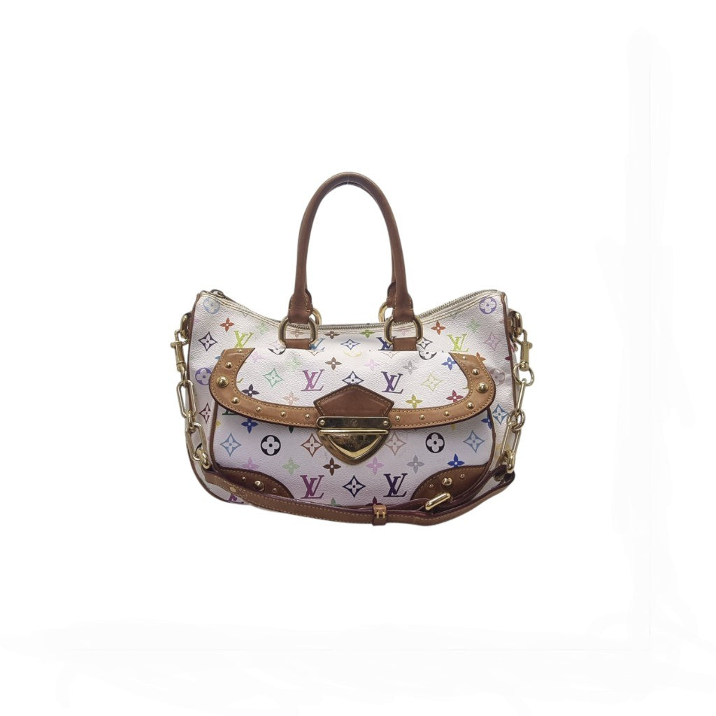 Louis Vuitton Rita Takashi Murakami Monogram Multicolor White Ghw