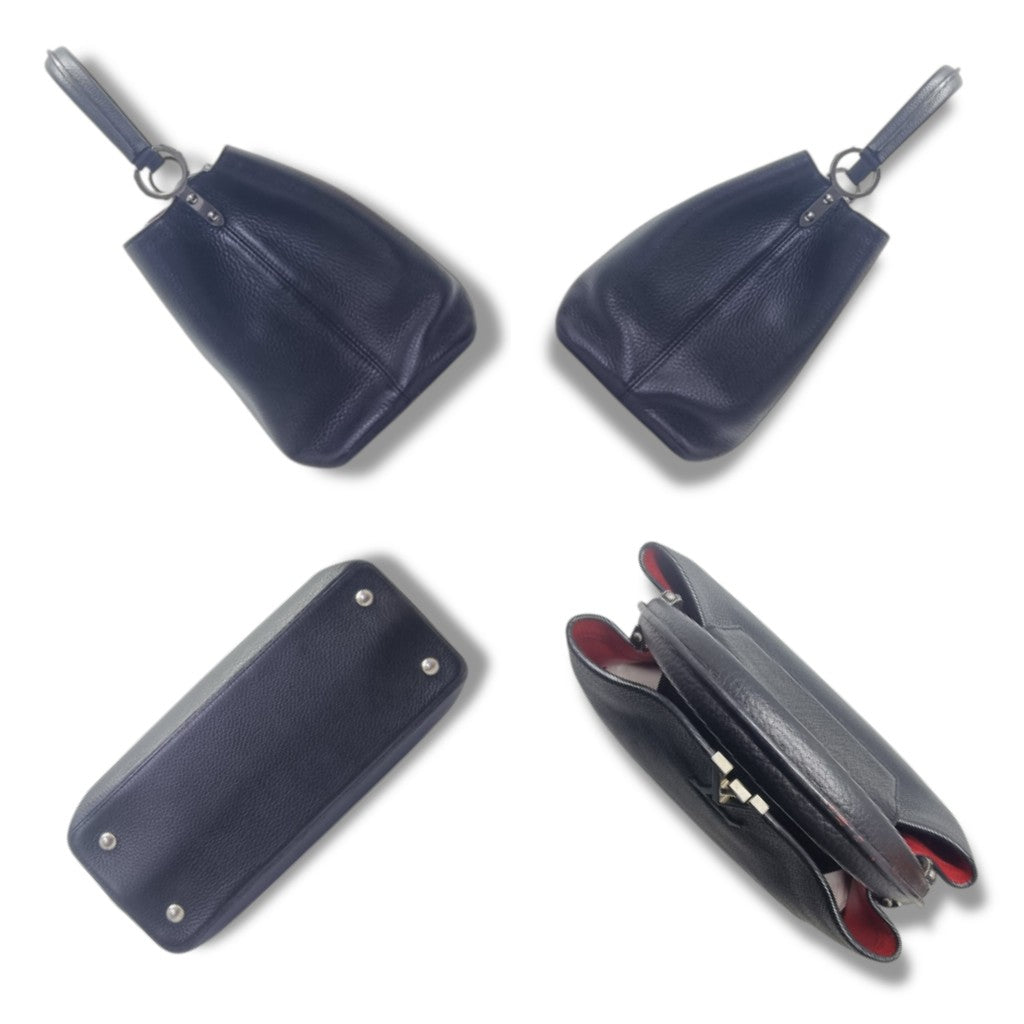 Louis Vuitton Capucines GM Taurillon Leather Shw (Black)