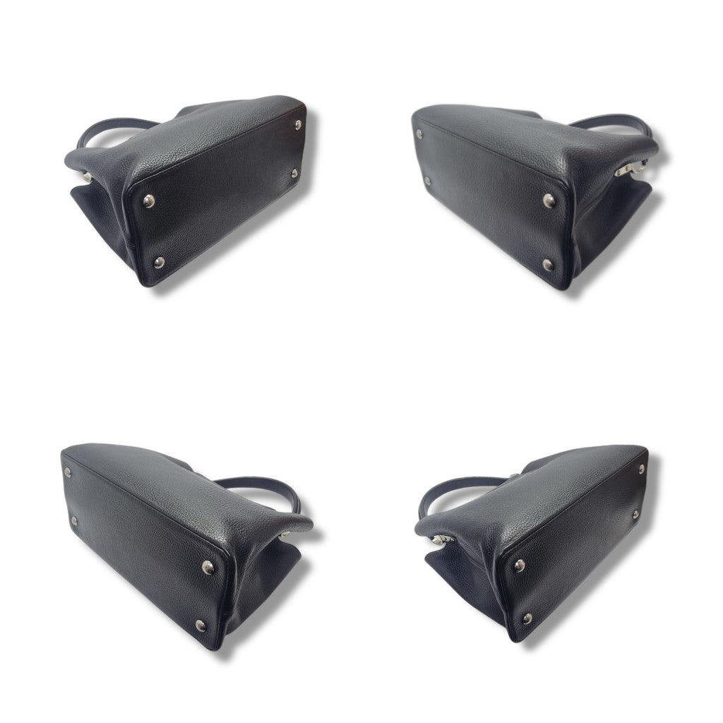 Louis Vuitton Capucines GM Taurillon Leather Shw (Black)