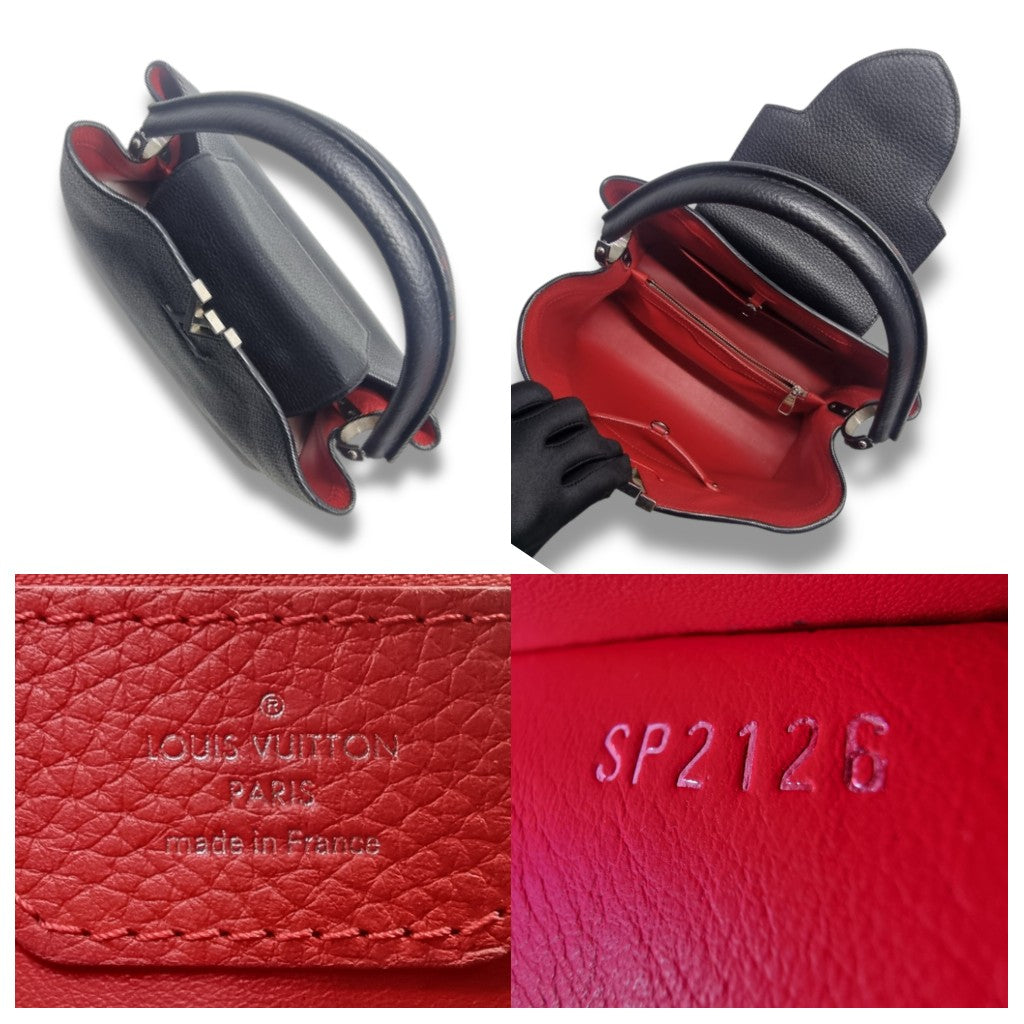Louis Vuitton Capucines GM Taurillon Leather Shw (Black)
