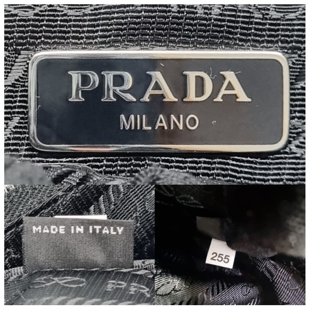 Prada Re-Nylon Re-Edition Hobo Shw (Black)