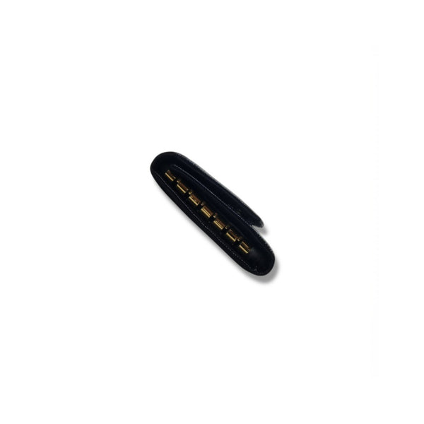Prada 1PG222 Vitello Move Key Holder Ghw (Black)