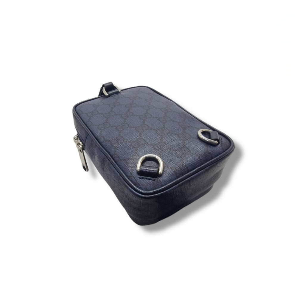 Gucci GG Ophidia Supreme Canvas Crossbody Shw (Blue)
