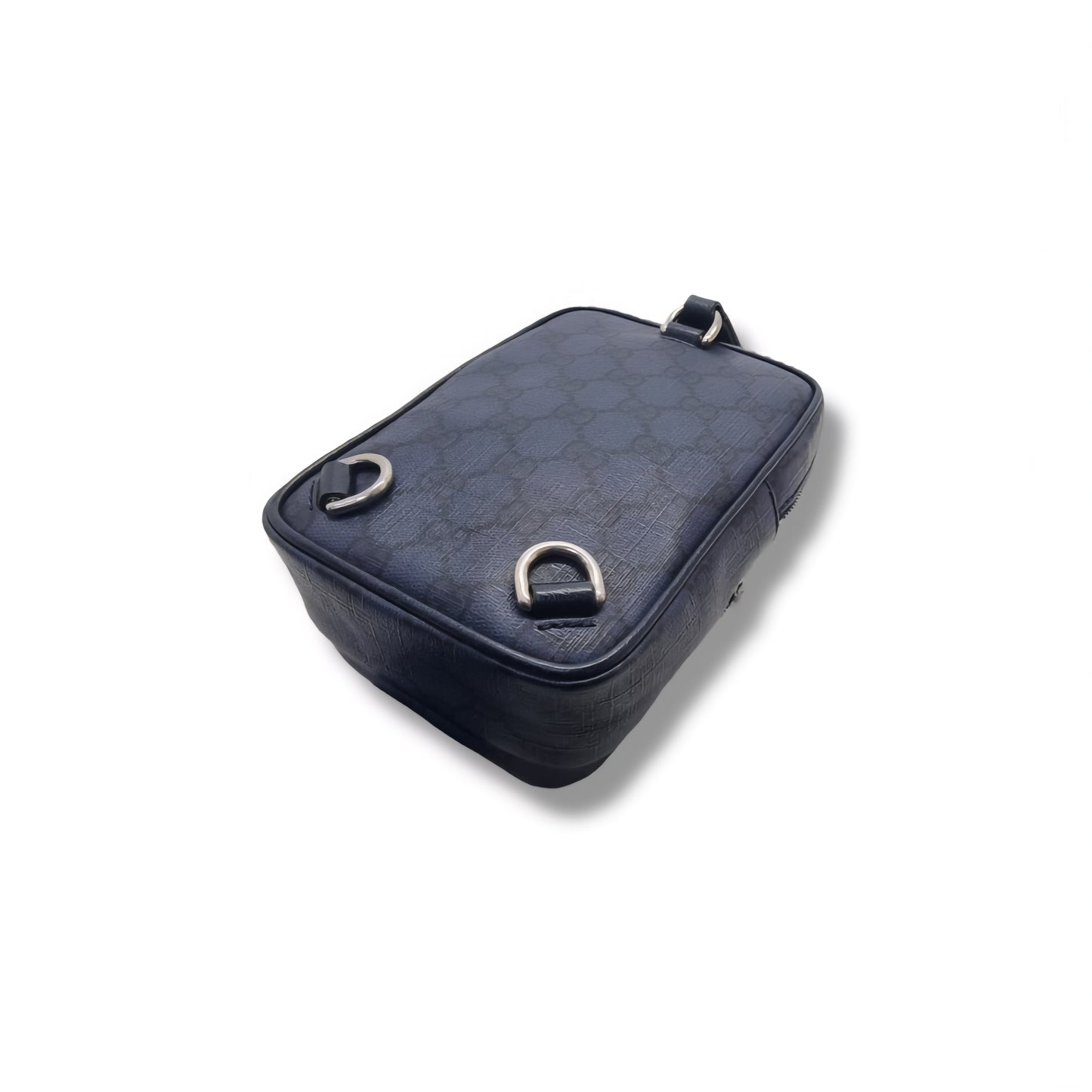Gucci GG Ophidia Supreme Canvas Crossbody Shw (Blue)