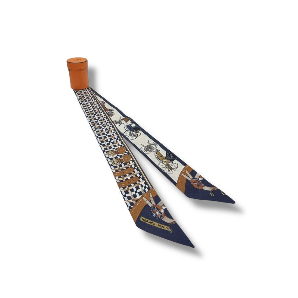 Hermes Twilly 100% Silk (Multicolor)