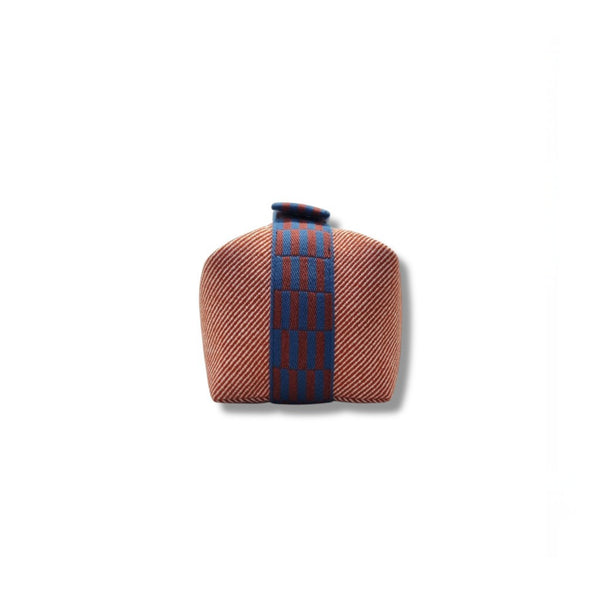Hermes Bride A Brac H Natte Bicolor Wool Twill Case Small (Tomette)