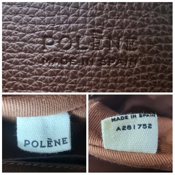 Polene Numero Un Nano Leather Tote Ghw (Sandalwood)