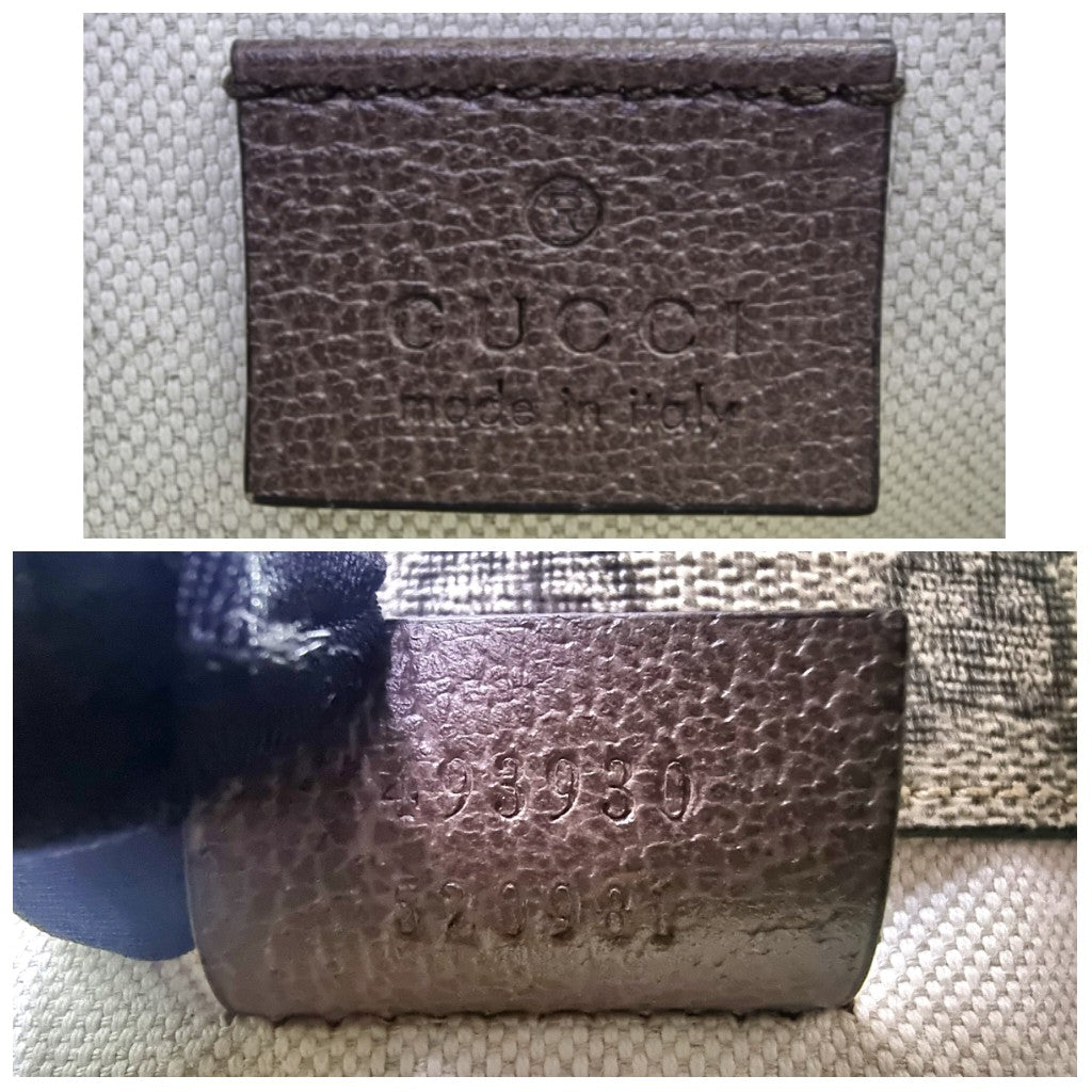 Gucci Belt Bag GG Supreme Neo Vintage Canvas Ghw (Beige/Brown)