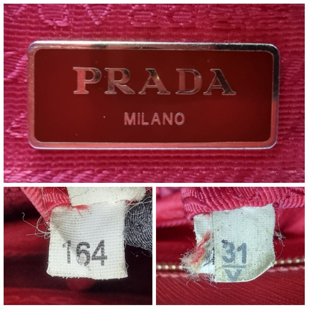 Prada BN1786 Galleria Saffiano Lux Tote Large Ghw (Red)