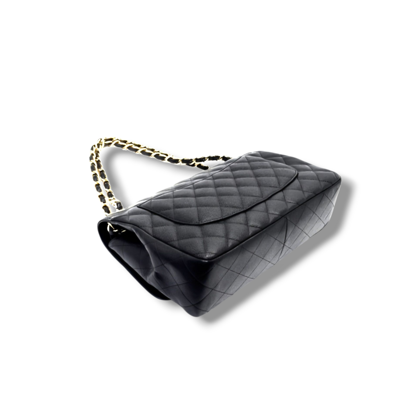 Chanel Classic Jumbo Double Flap Caviar Ghw (Black)