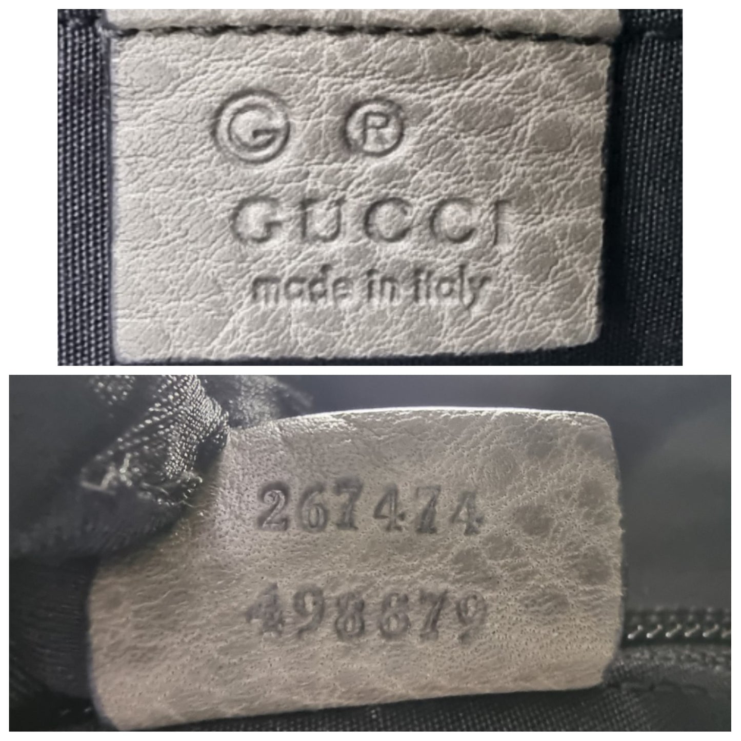 Gucci GG Gradient Logo Canvas Shoulder Bag Shw (Grey Multicolor)