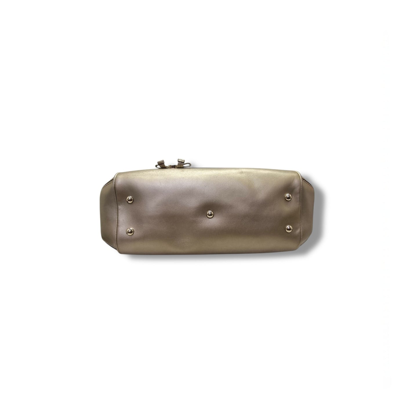 Gucci GG Canvas Mayfair Bow Tote Ghw (Gold/Beige)