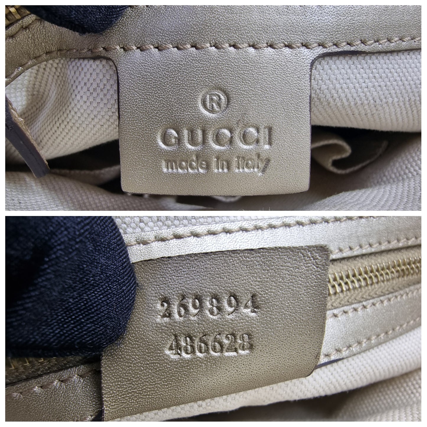 Gucci GG Canvas Mayfair Bow Tote Ghw (Gold/Beige)