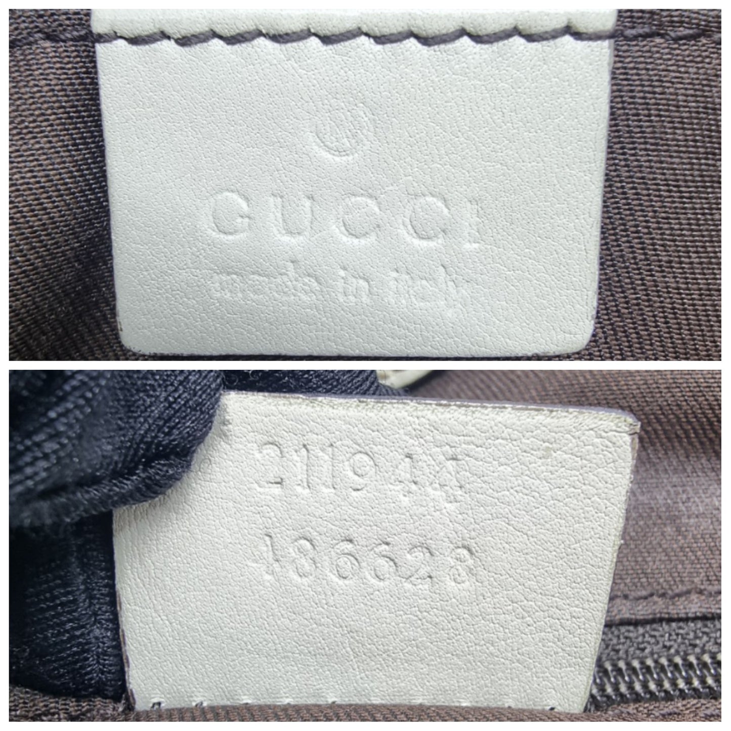 Gucci GG Sukey Canvas Hobo Bag Ghw (Beige)