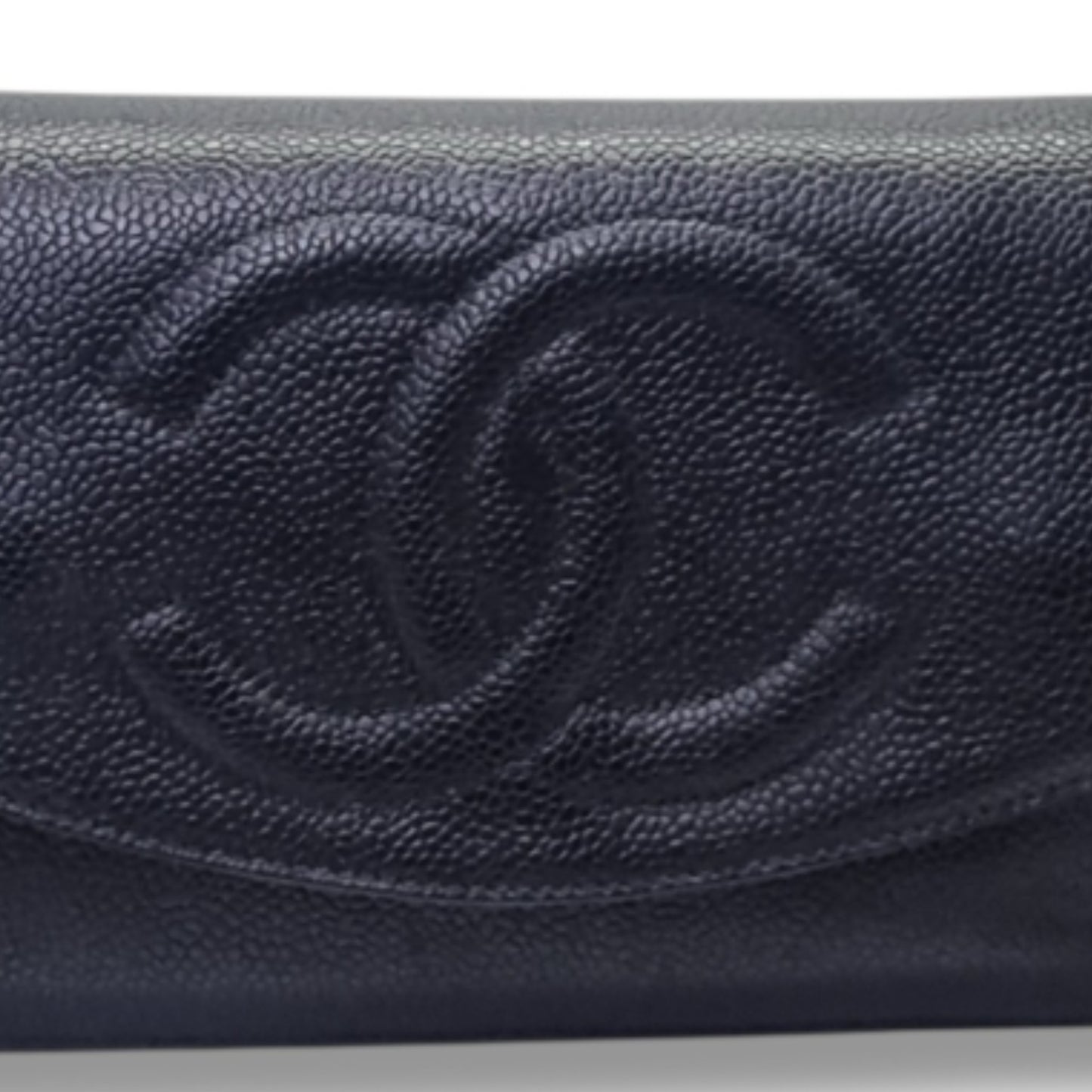 Chanel Vintage Wallet On Chain Caviar Ghw (Black)