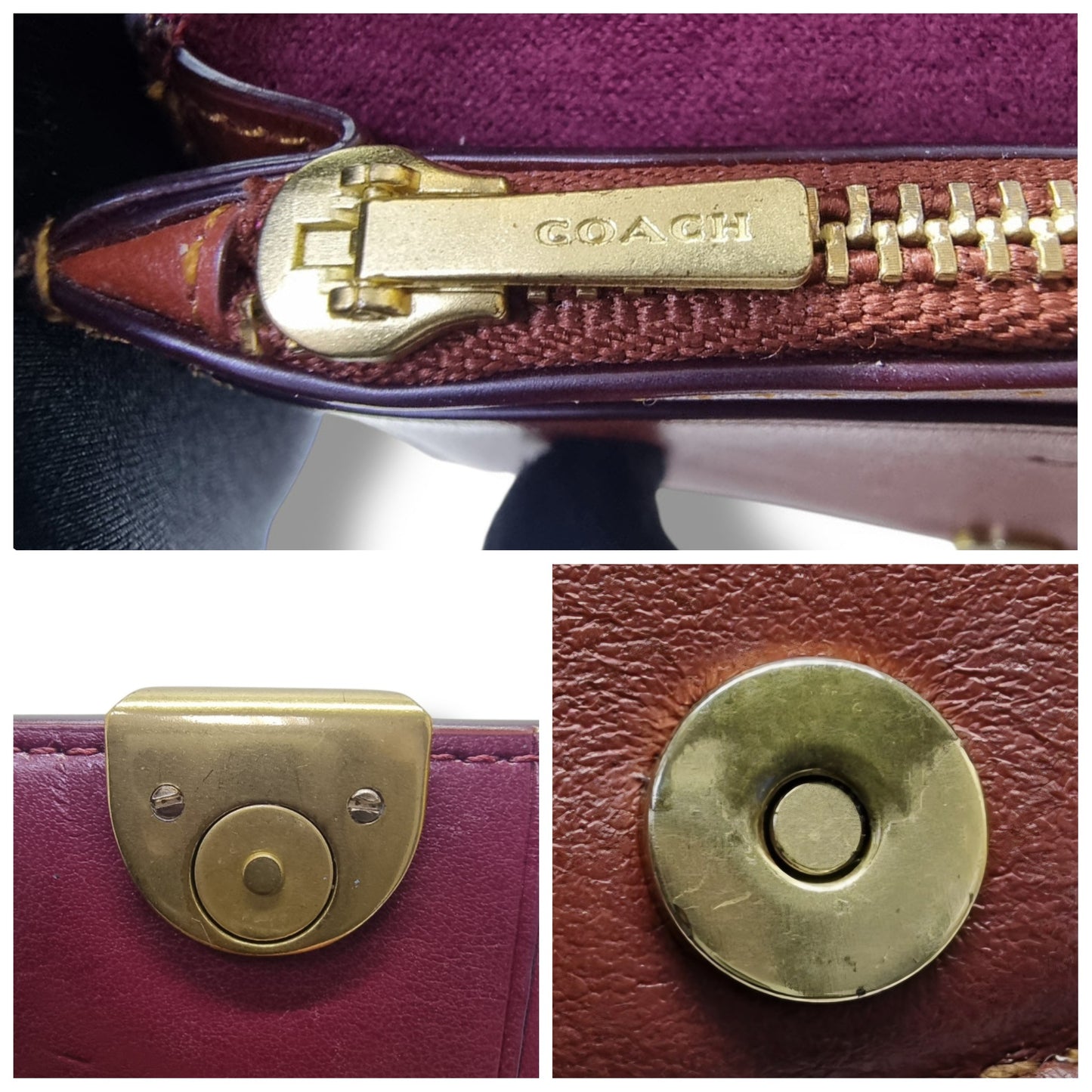 Coach Dreamer Card Case In Signature Canvas Ghw (Brown)