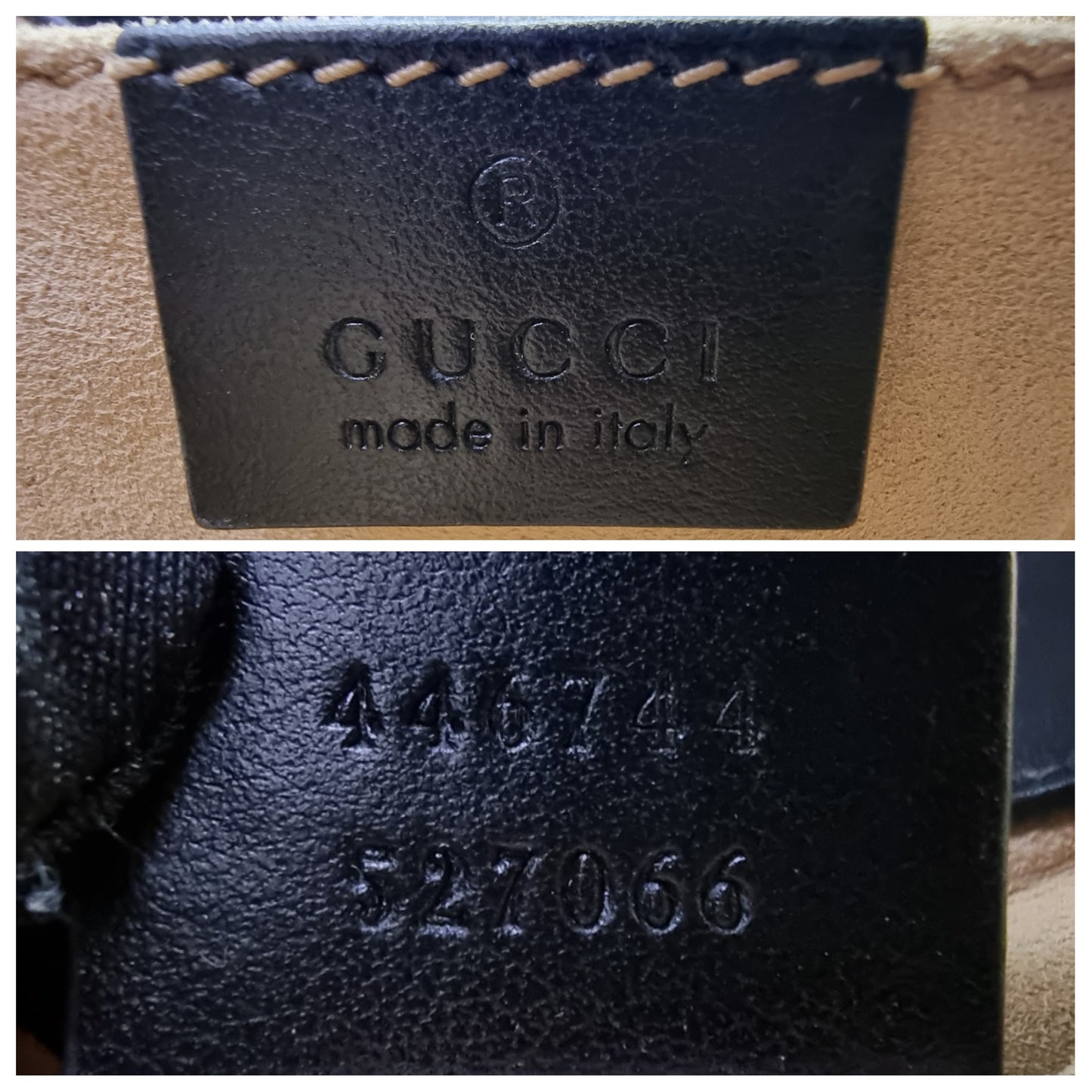 Gucci GG Marmont Small Matelasse Chevron Leather Bag Ghw (Black)