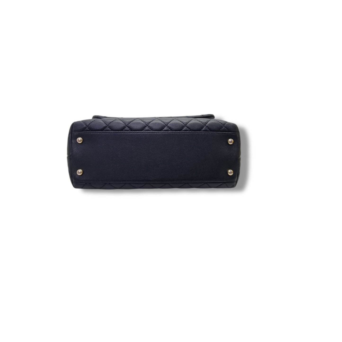 Chanel Coco Handle Medium Caviar Ghw (Black)