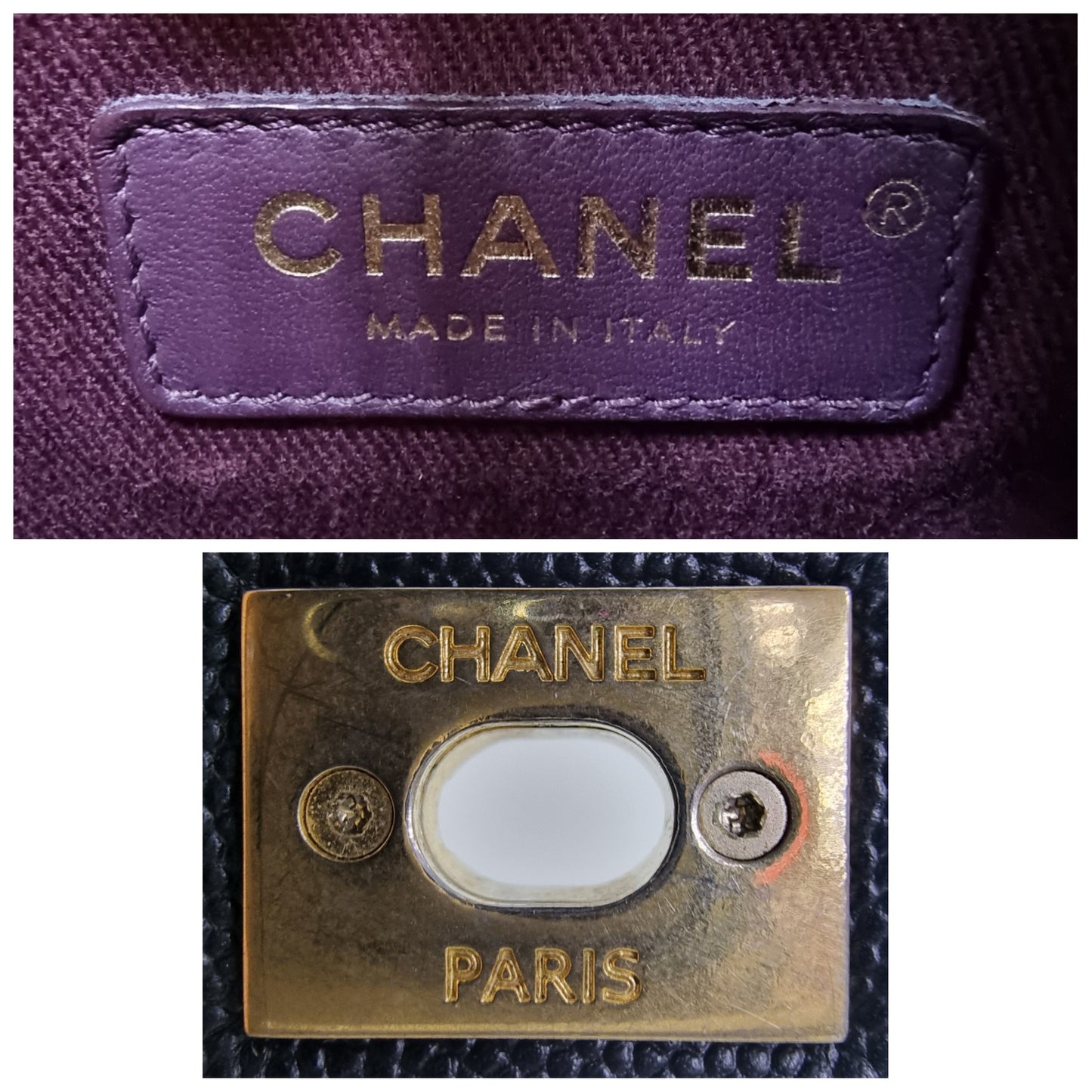 Chanel Coco Handle Medium Caviar Ghw (Black)