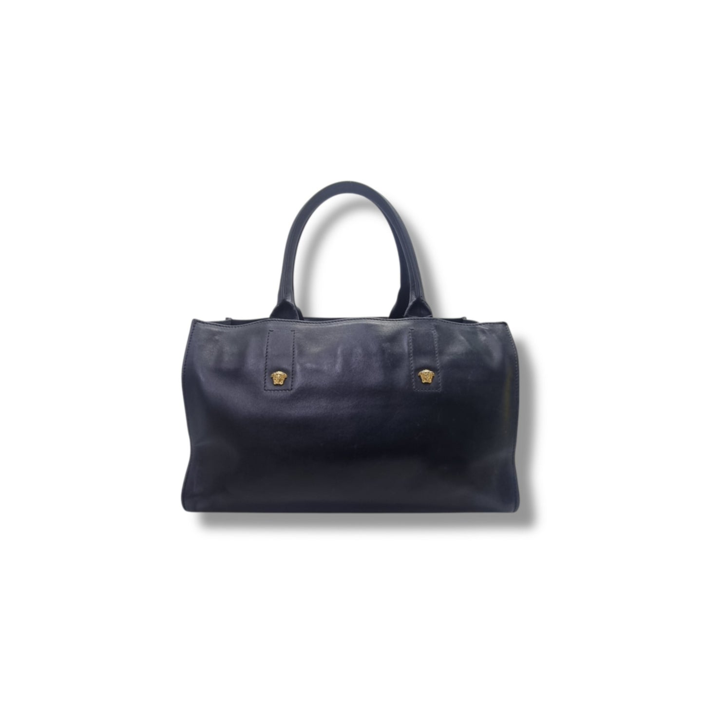 Versace Donna Palazzo Tote Ghw Black