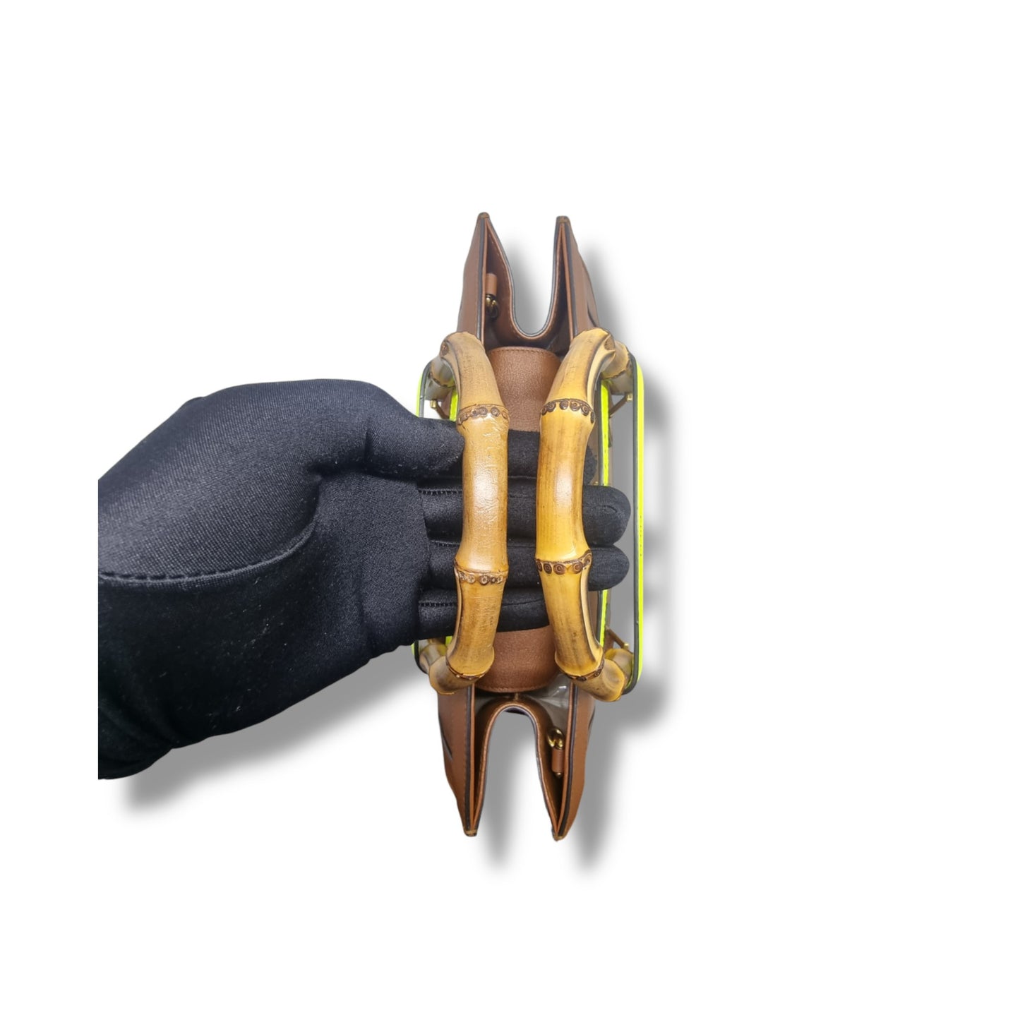 Gucci Diana Medium Bamboo Top Handle Leather Tote Bag Ghw (Brown)