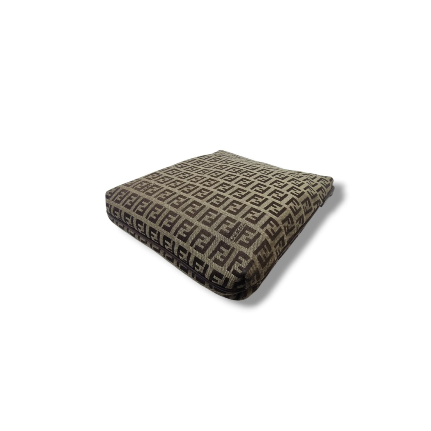Fendi Zucchino Canvas Crossbody Ghw (Brown)