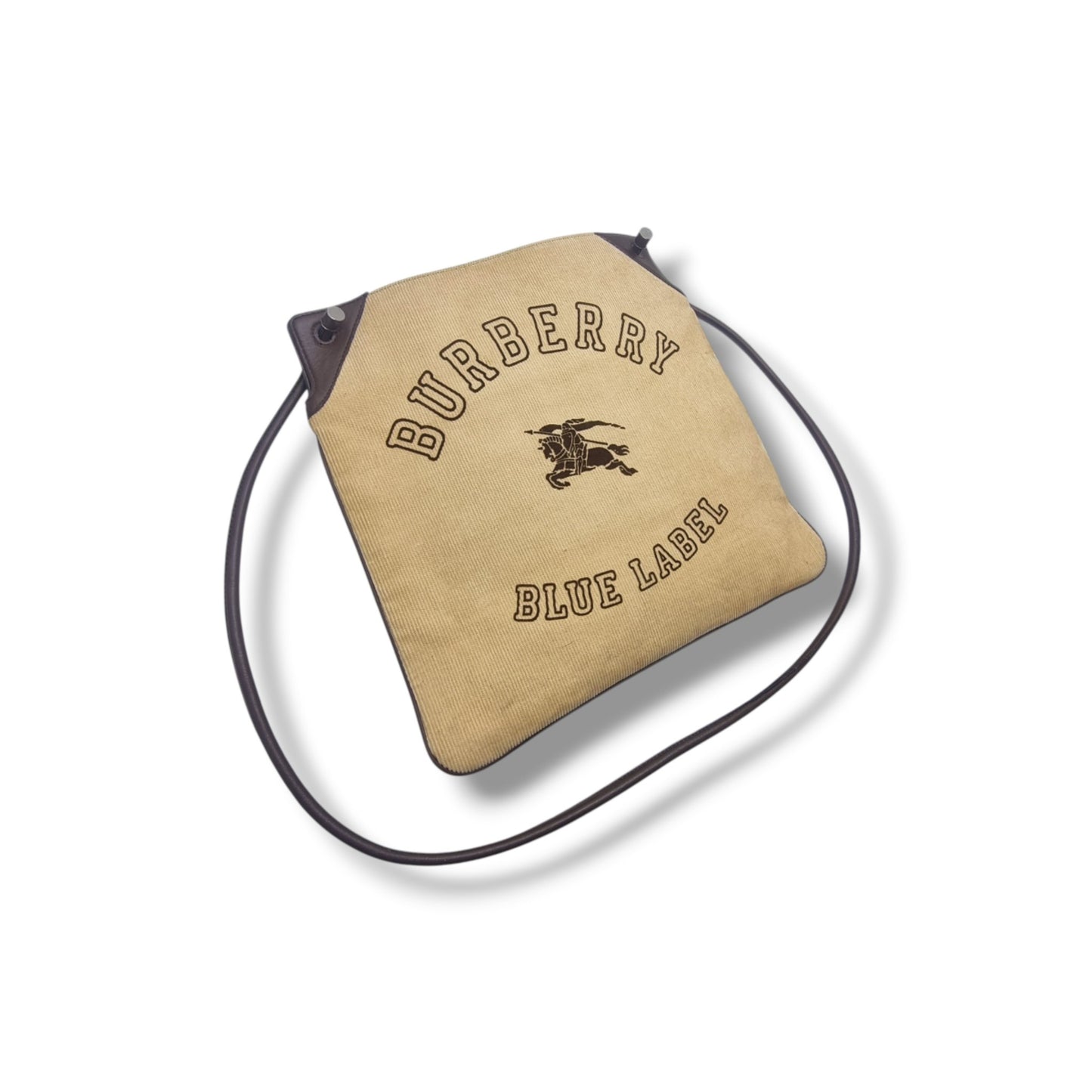 Blue Label Burberry Corduroy Crossbody Shw (Brown)