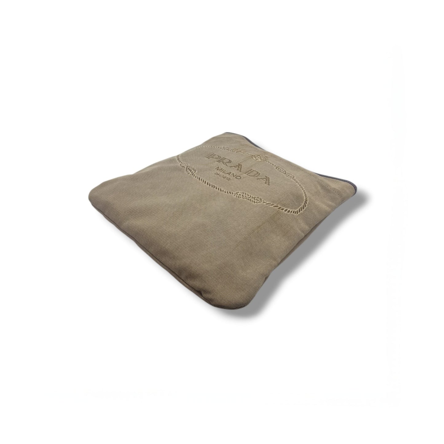 Prada Canapa Canvas Jacquard Logo Shw (Brown)