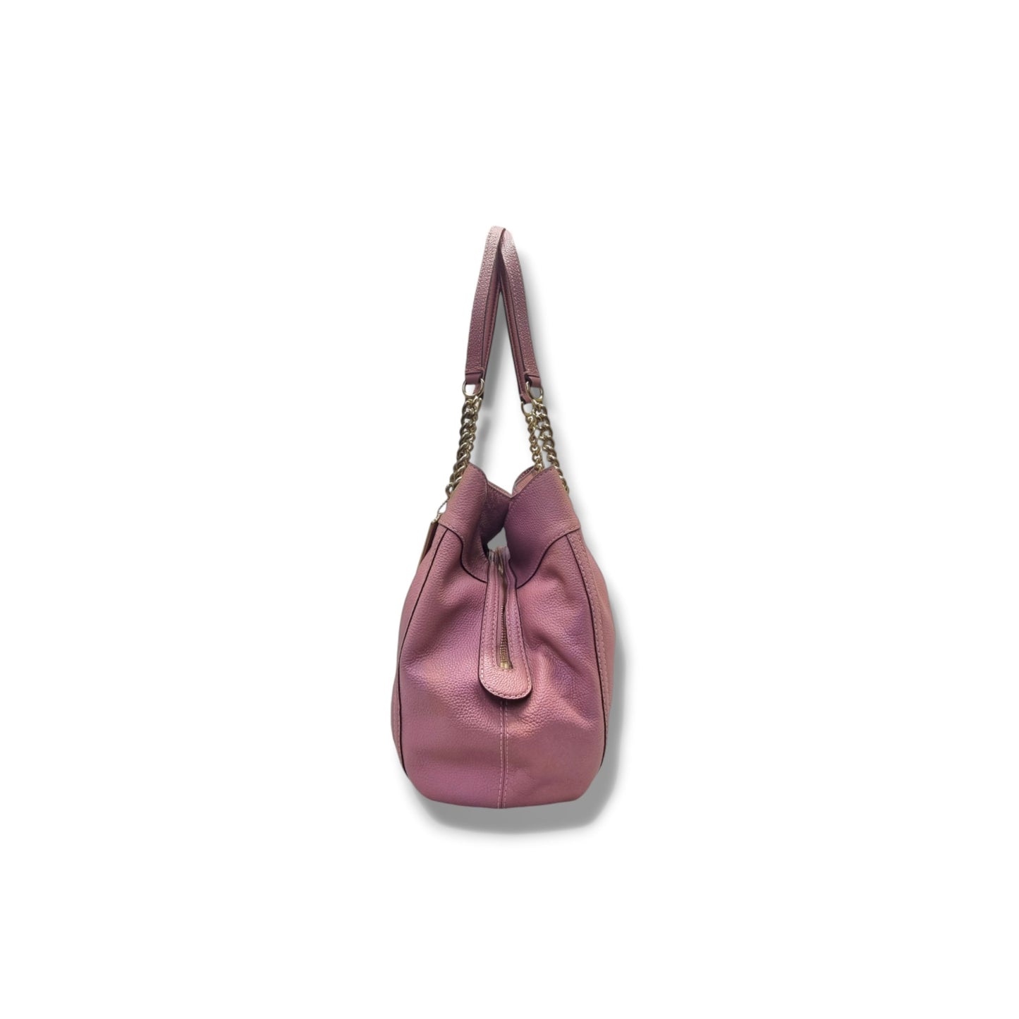 Coach Turnlock Edie Shoulder Bag Ghw (Pink)